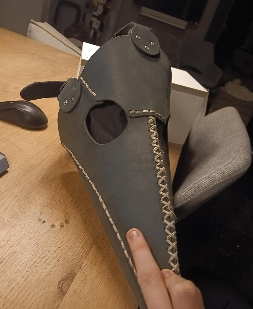 Leather mask